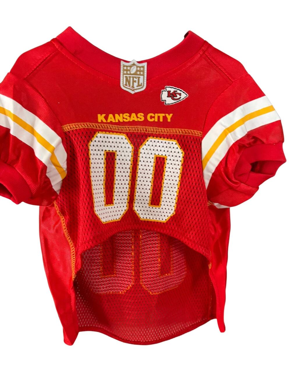 NFL Kansas City Chiefs Dog Jersey Size Medium Football Mesh